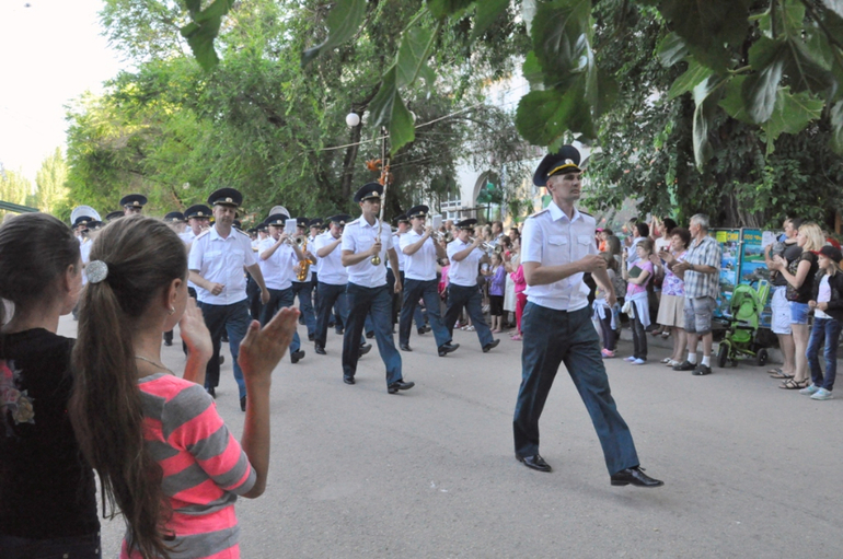 Феодосию посетил фестиваль военных оркестров
