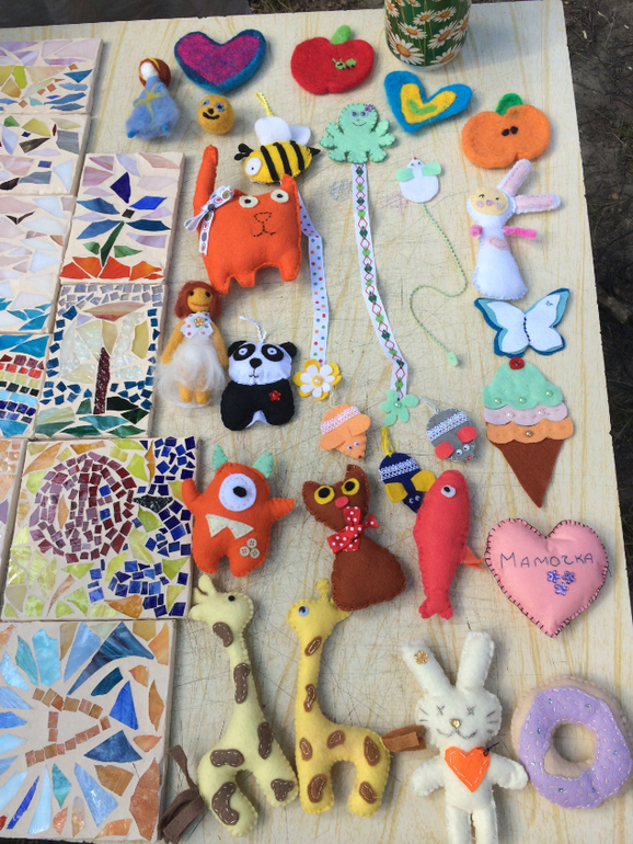 Детские работы из фетра