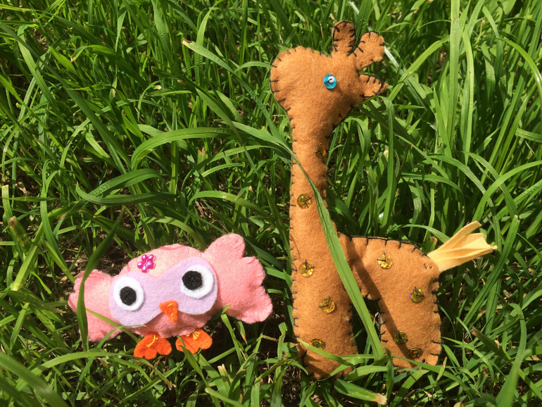 Детские работы из фетра