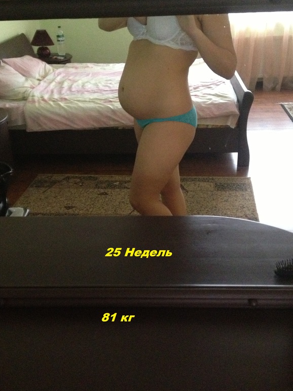 Мой пуз 12-16-22-25 недель!