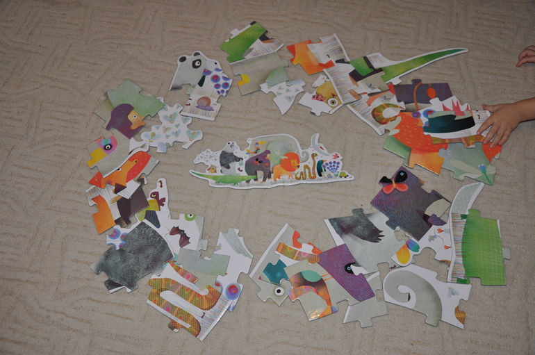 Пазломания. Часть 5. Гигантам от Djeco гигантский пост!