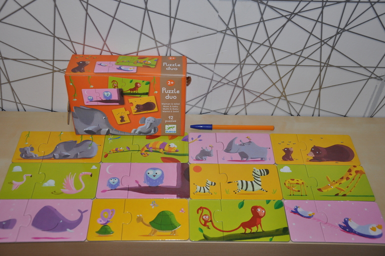 Пазломания. Часть 4. Маленькие одинаковые коробочки от Djeco :)