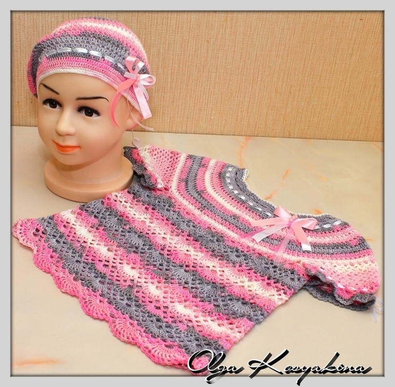 Туничка и берет для доченьки