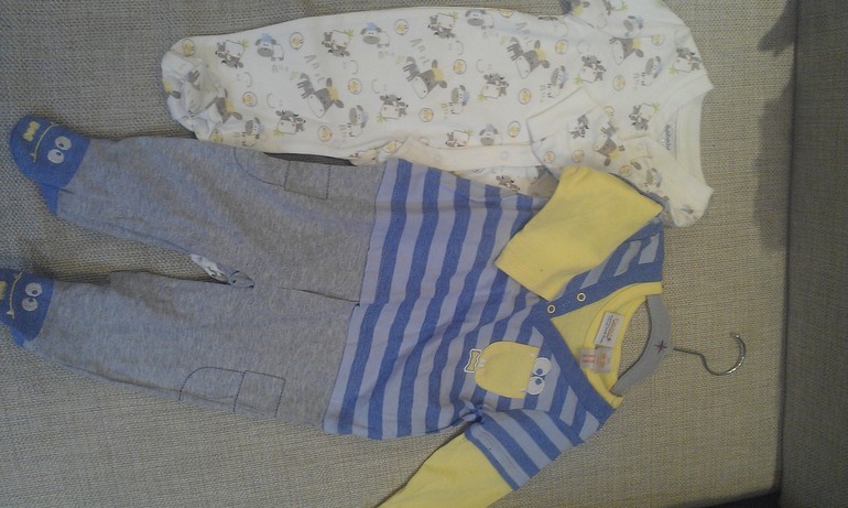 Первые вещички !