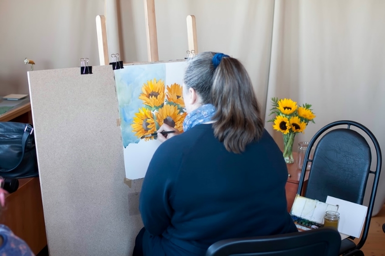 МК по акварели