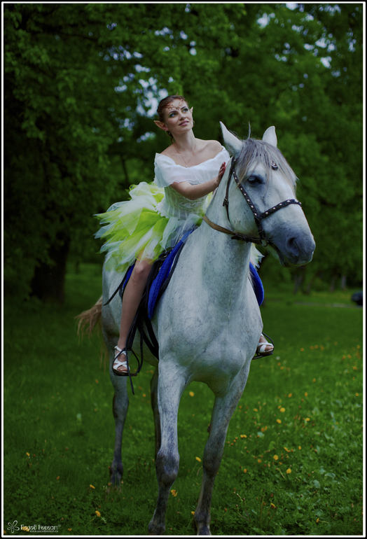 Воинствующая эльфийка-лучница