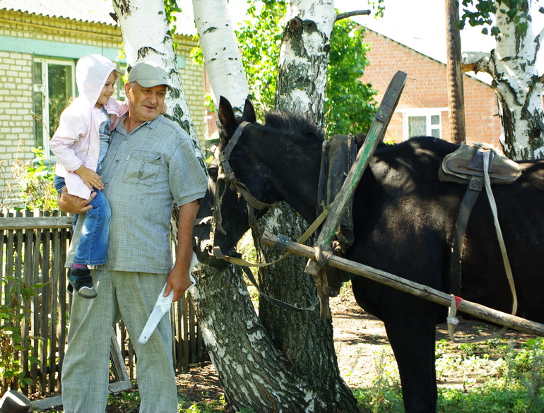 Мы в деревне) август, 2013