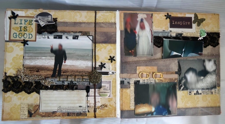 Альбом для сестры (роспись)