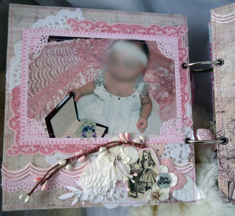 Фотоальбом-книга для пожеланий Алисы...(часть заказа)