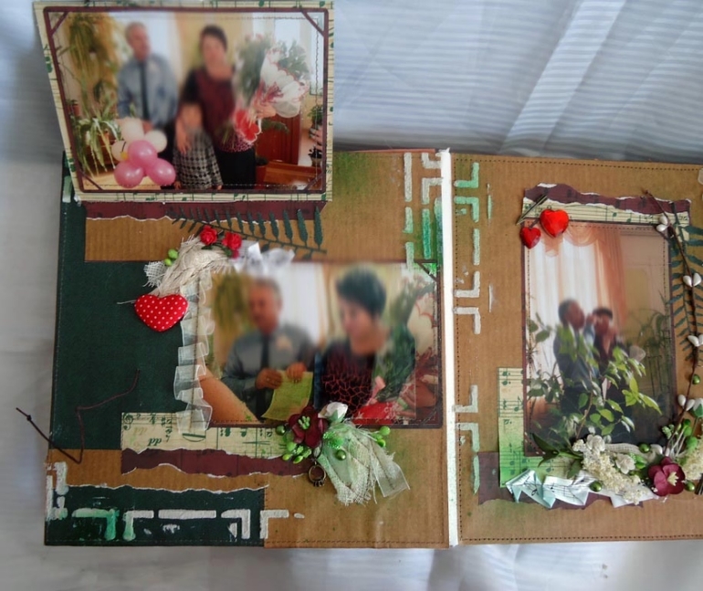 Альбом для сестры (роспись)