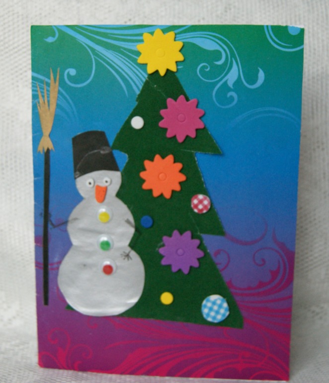 новогодние открытки от детей