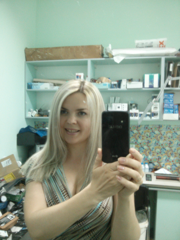 Новый цвет волос