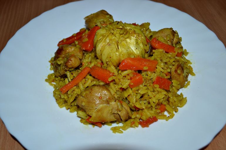 Плов из курицы...