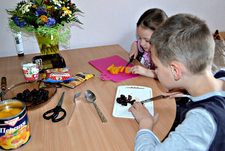 Сегодня приготовили манник ....