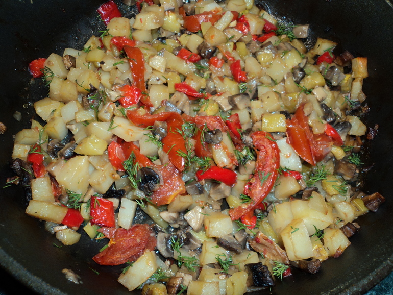 Рагу в собственном соку.