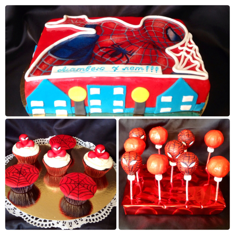 Набор в стиле "Человек паук".