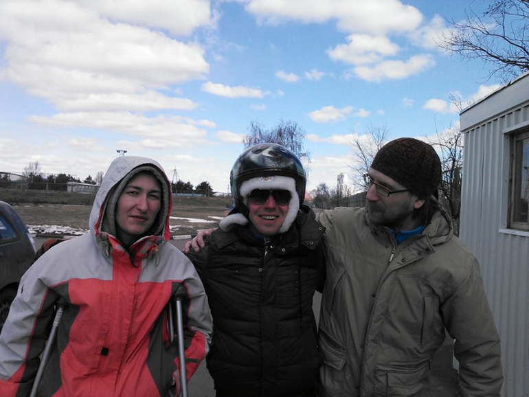 шлем в боевых условиях)