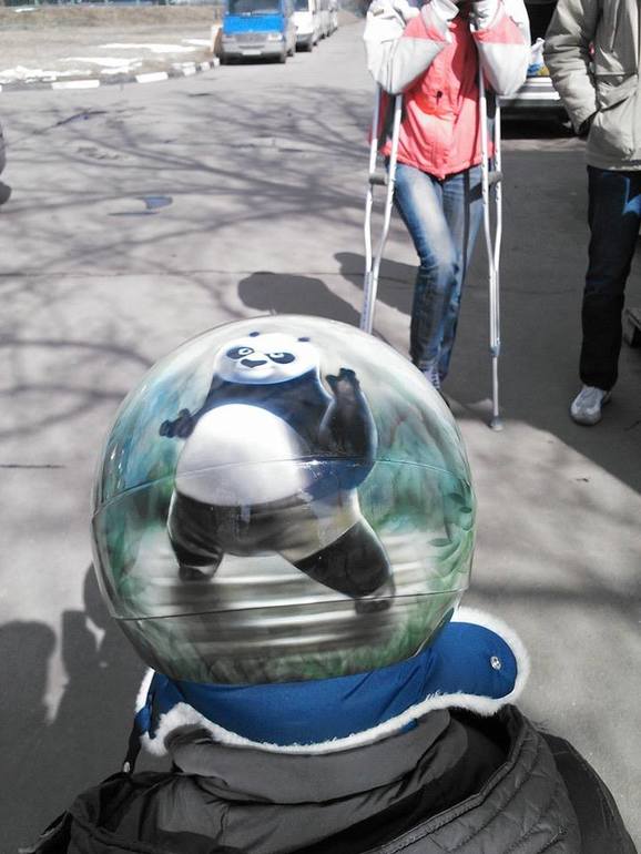 шлем в боевых условиях)