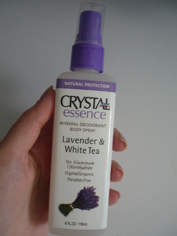 Жидкий дезодорант кристалл Crystal Essence, Mineral Deodorant Body Spray, Lavender & White Tea