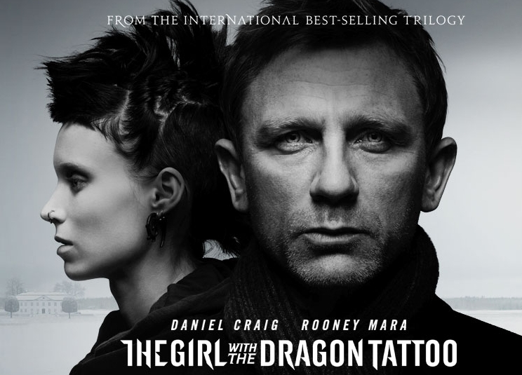 Девушка с татуировкой дракона