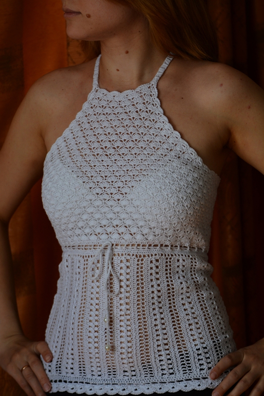 маечка крючком