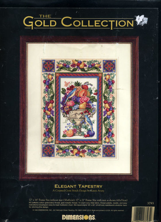 Elegant tapestry dimensions схема