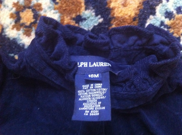 Ralph Lauren, Benetton, Majoral, Akkon и др.Гардероб от 1 года до 2 лет