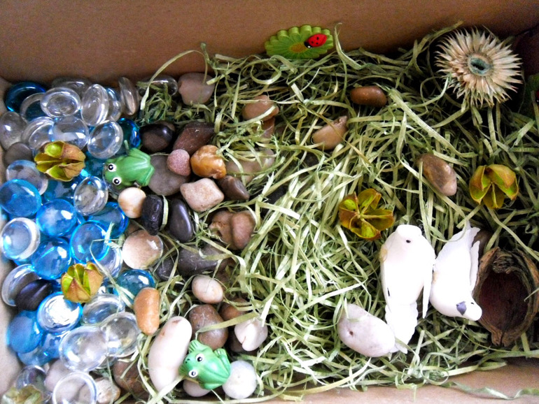 Сенсорная коробочка - приход весны