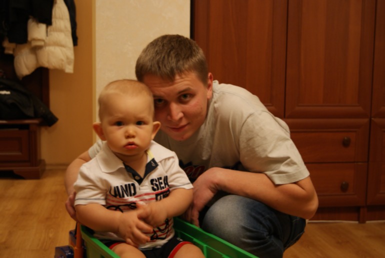 Вовочкин первый День Рождения.