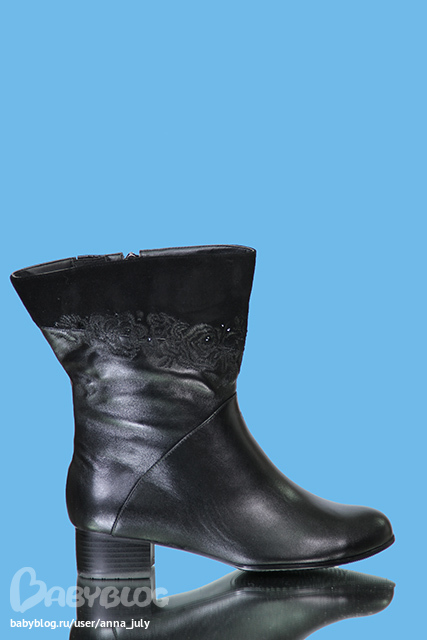 Пристрою П/САПОГИ ЖЕН.НАТ.КОЖ.ЧЕР 1980+15% 35р м.