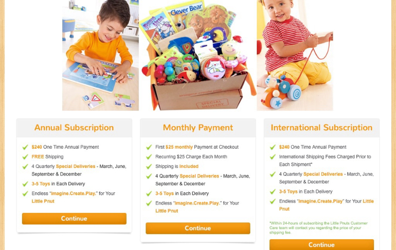 Подписка на развивающие игрушки и занятия:)