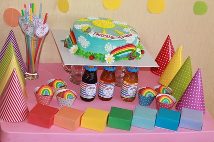 Наш радужный ДР 3 года