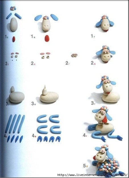 Лепим из пластилина ))) по картинкам )))