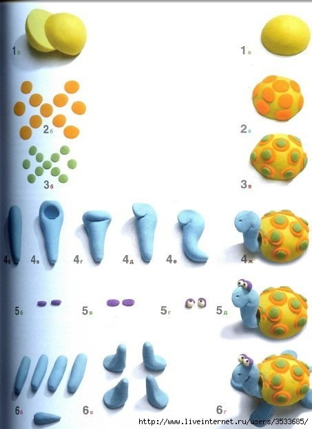 Лепим из пластилина ))) по картинкам )))