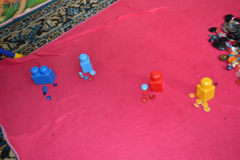 Коробочка с пуговицами