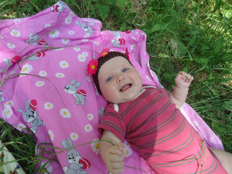 Нашей принцессе  4 месяца))) (отчет за месяц+много ФОТО)