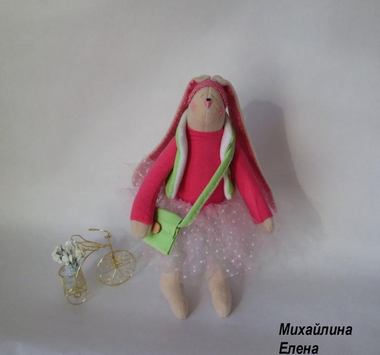 Мятно-розовая зайка:)