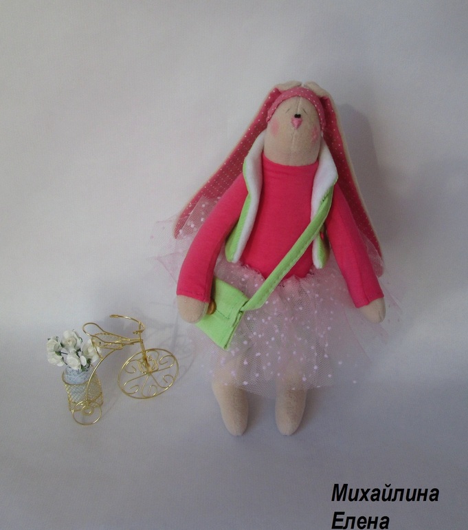 Мятно-розовая зайка:)