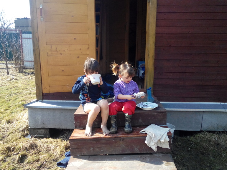 Открыли дачный сезон :)