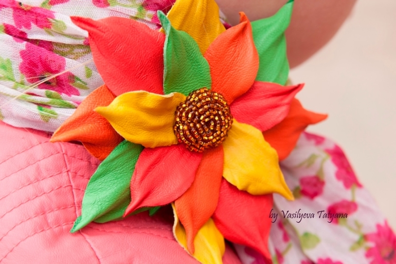 Украшения из кожи (ручная работа)