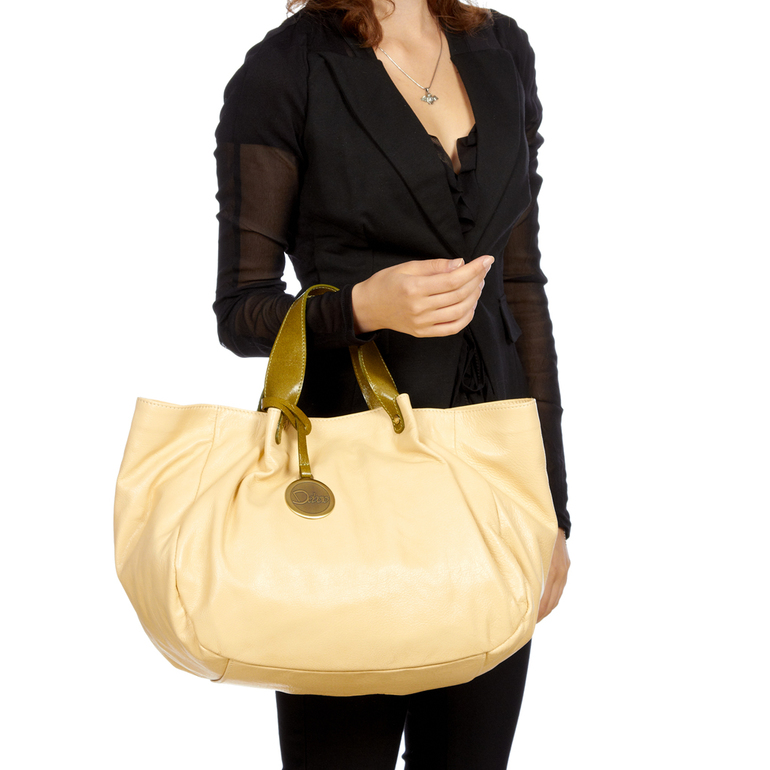 Светленькая итальянская сумка Deboro. Натуральная кожа!!!