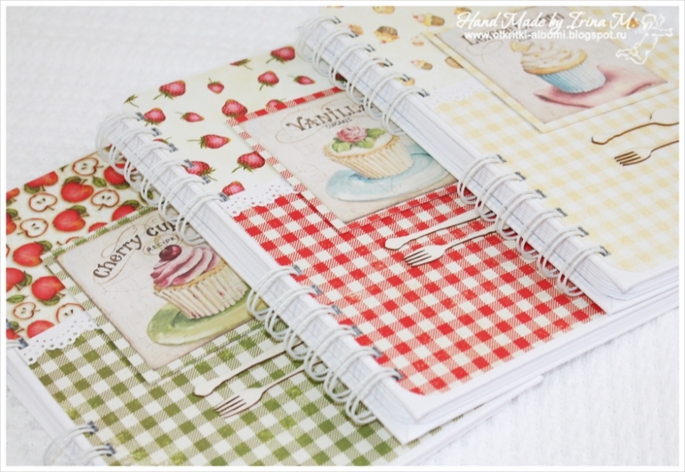 Кулинарные блокноты. В наличии.