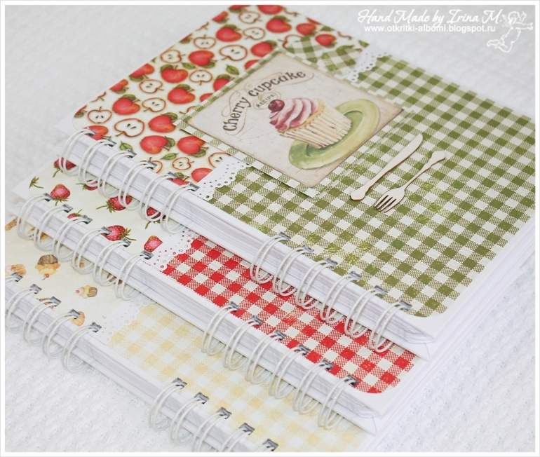 Кулинарные блокноты. В наличии.