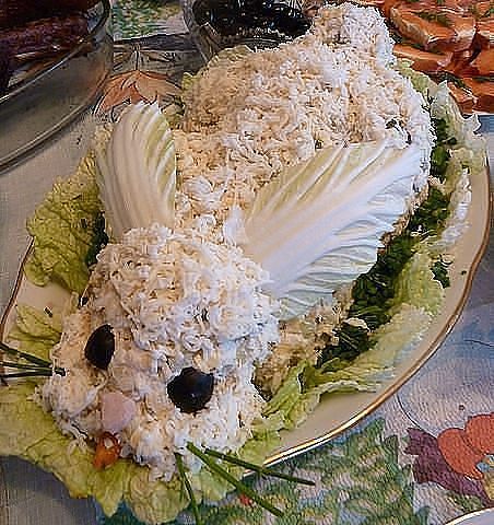 Подборка оформлений салатов