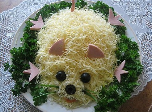 Подборка оформлений салатов