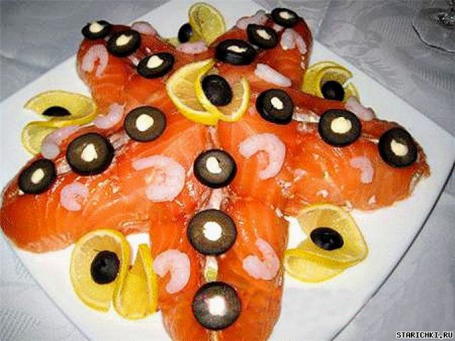 Подборка оформлений салатов