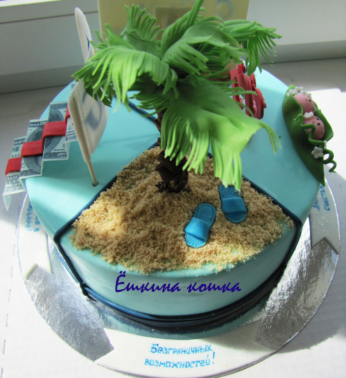 Торт - пожелание.