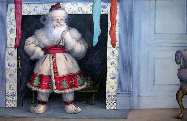 Рождественская ночь Клемента Мура с иллюстрациями Анджелы Барретт