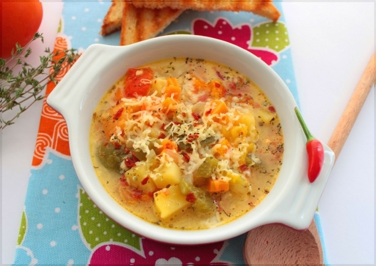 Печеный суп. Суп овощной со звездочками. Суп овощной со свининой. Детский суп со свининой. Итальянский суп со свининой.