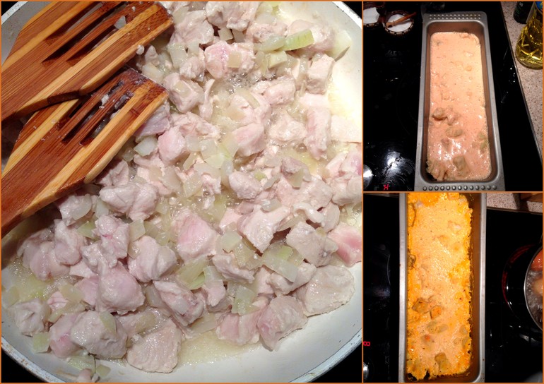 Сочное куриное филе с яблоками
